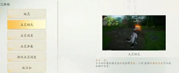 属性克制表