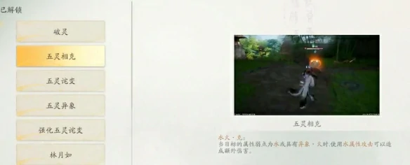 属性克制表
