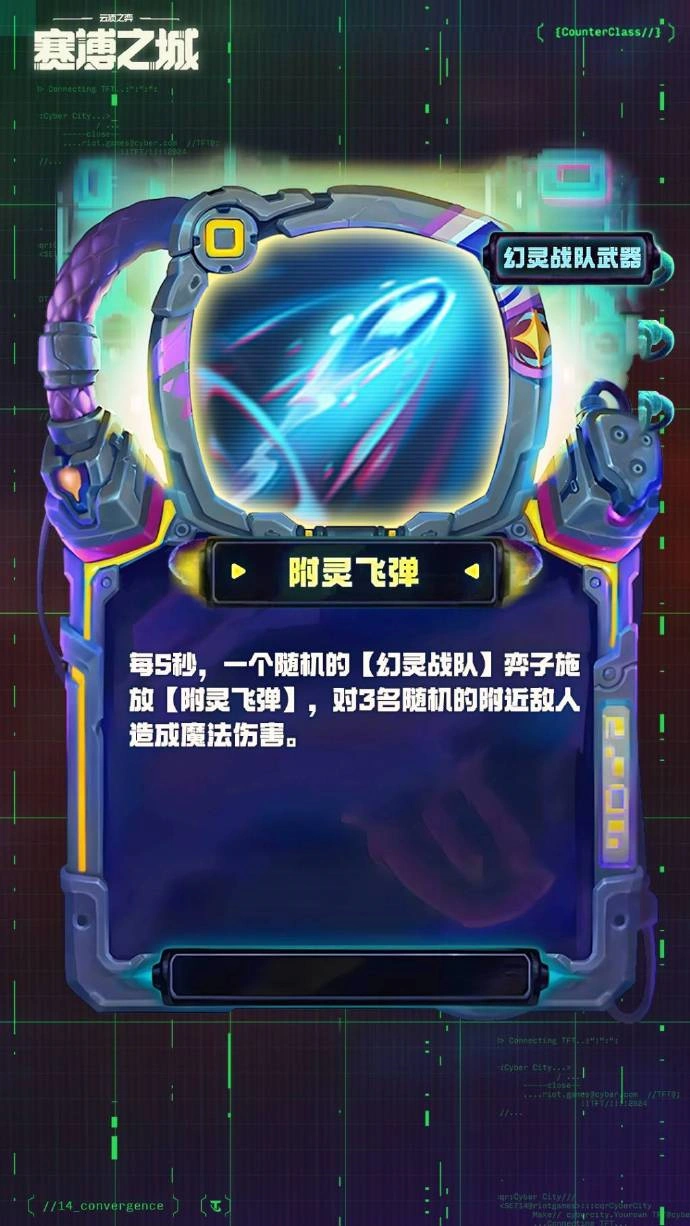 云顶之弈S14幻灵战队羁绊武器属性一览