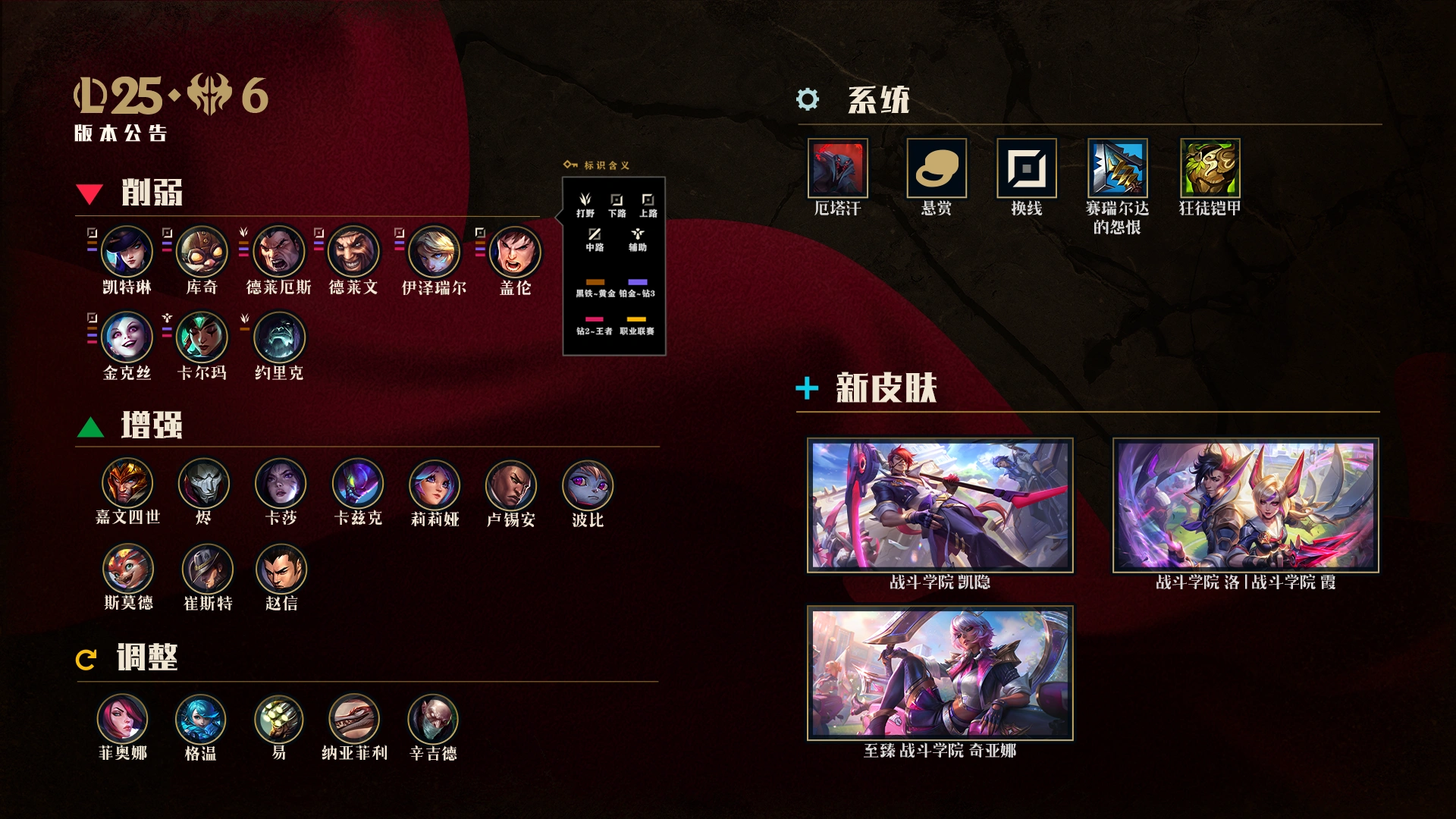 LOL25.6装备调整一览,LOL,英雄联盟
