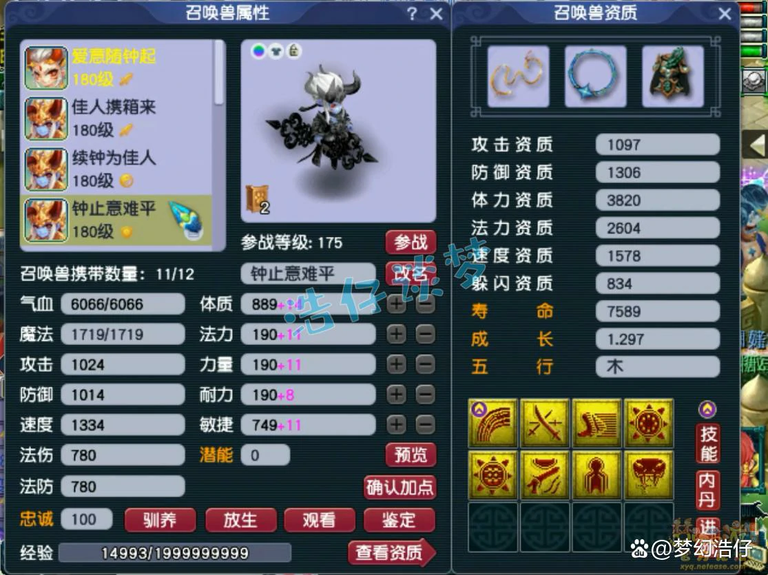 凌波三攻175装备展示,梦幻西游