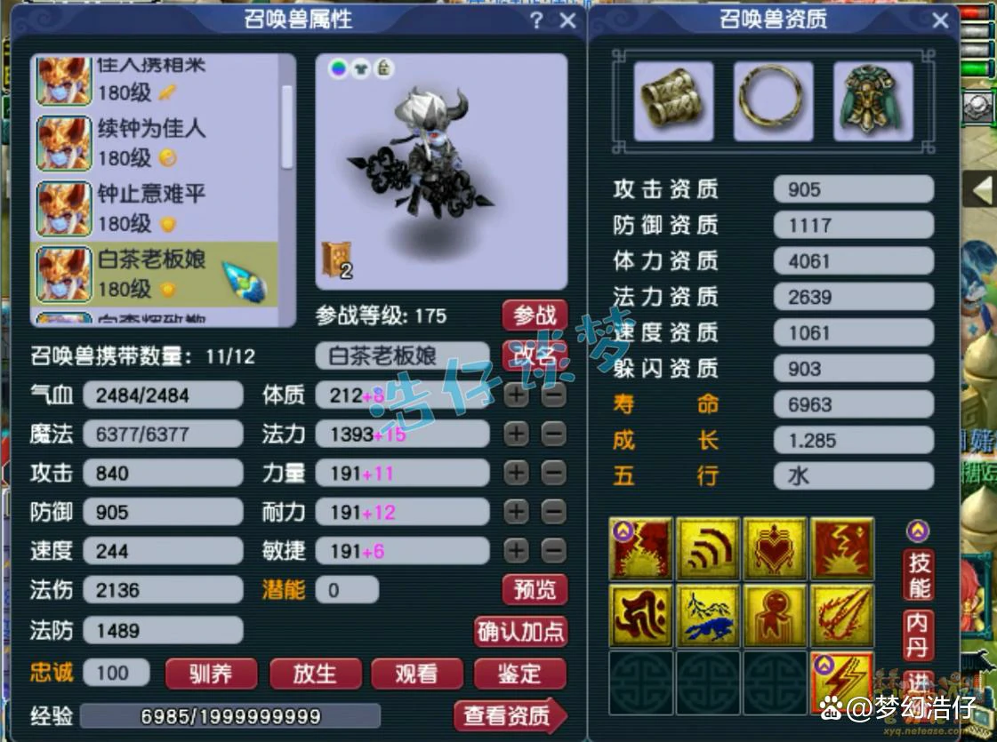 凌波三攻175装备展示,梦幻西游
