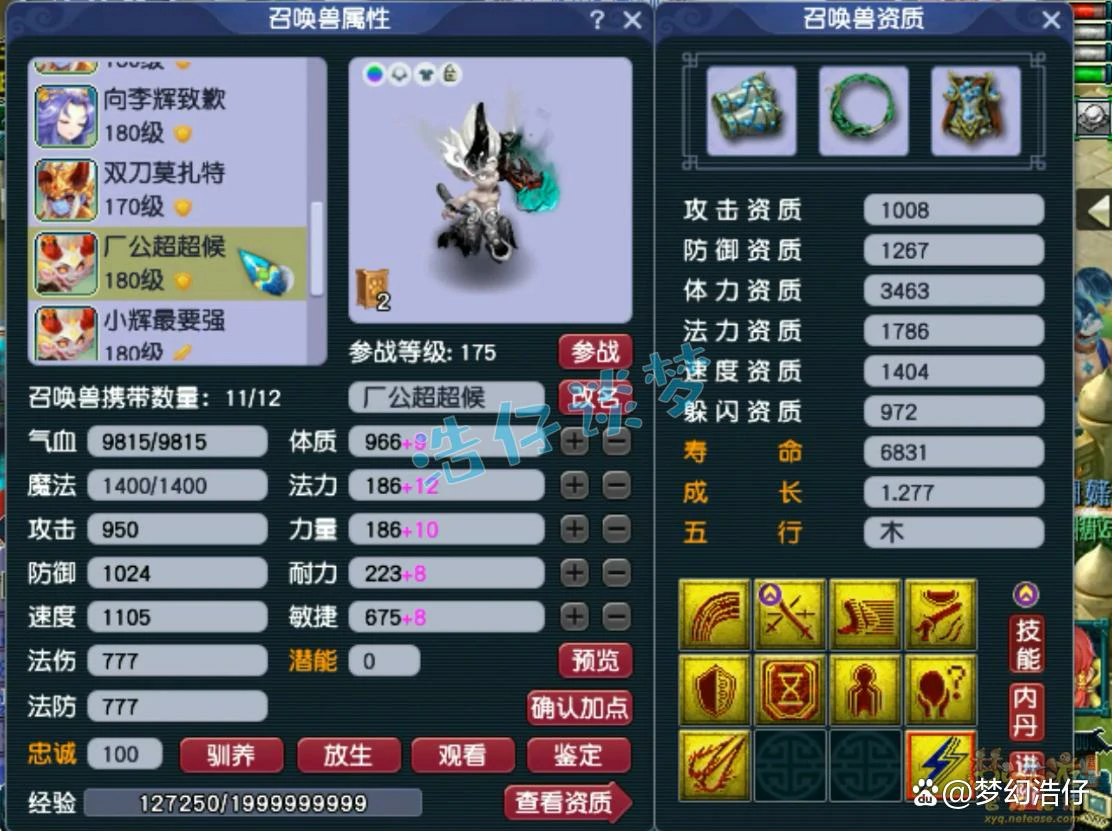 凌波三攻175装备展示,梦幻西游