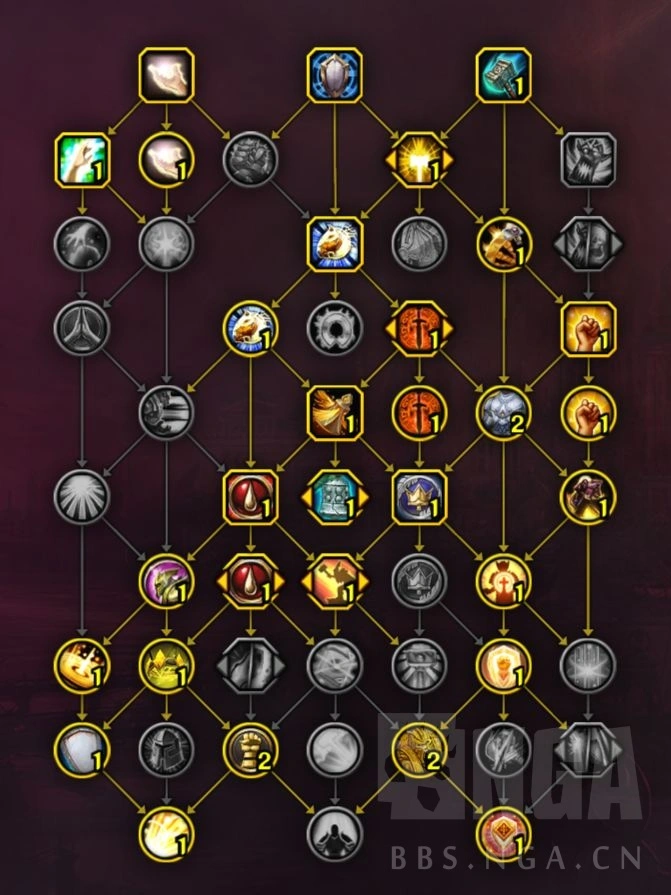 魔兽世界11.1防骑天赋选择,魔兽世界