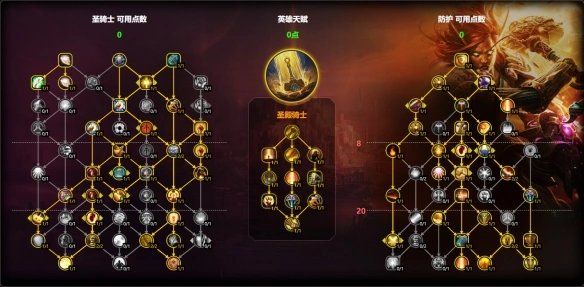 11.1防骑天赋怎么点,魔兽世界