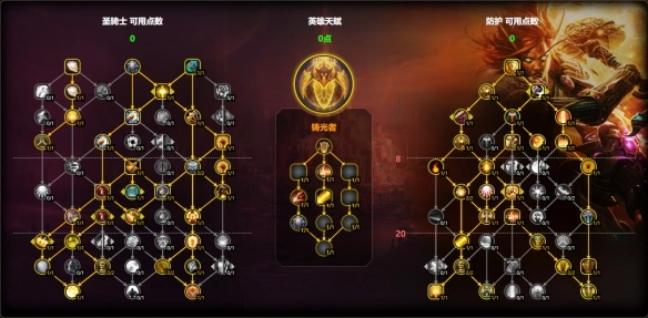 11.1防骑天赋怎么点,魔兽世界