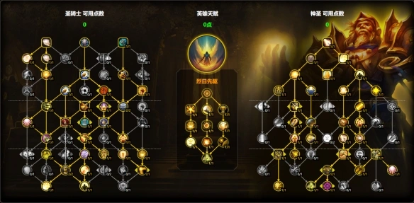 11.1奶骑天赋怎么点,魔兽世界