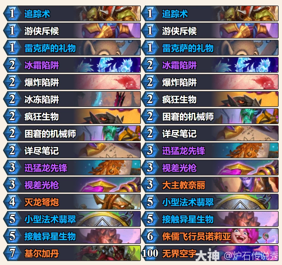 漫游翡翠梦境抢先乱斗发现猎卡组推荐,炉石传说