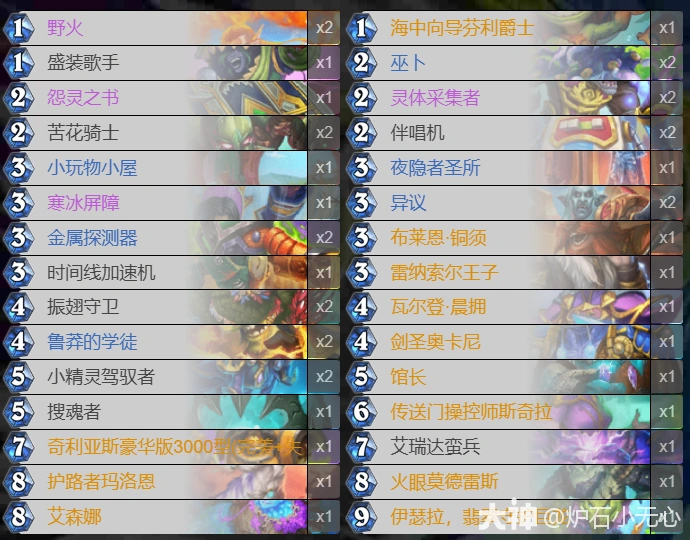 漫游翡翠梦境狂野模式灌注法卡组推荐,炉石传说
