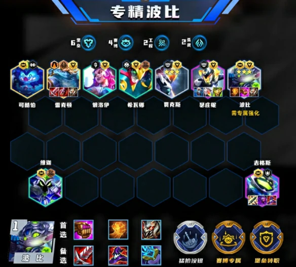 s14专精波比阵容推荐