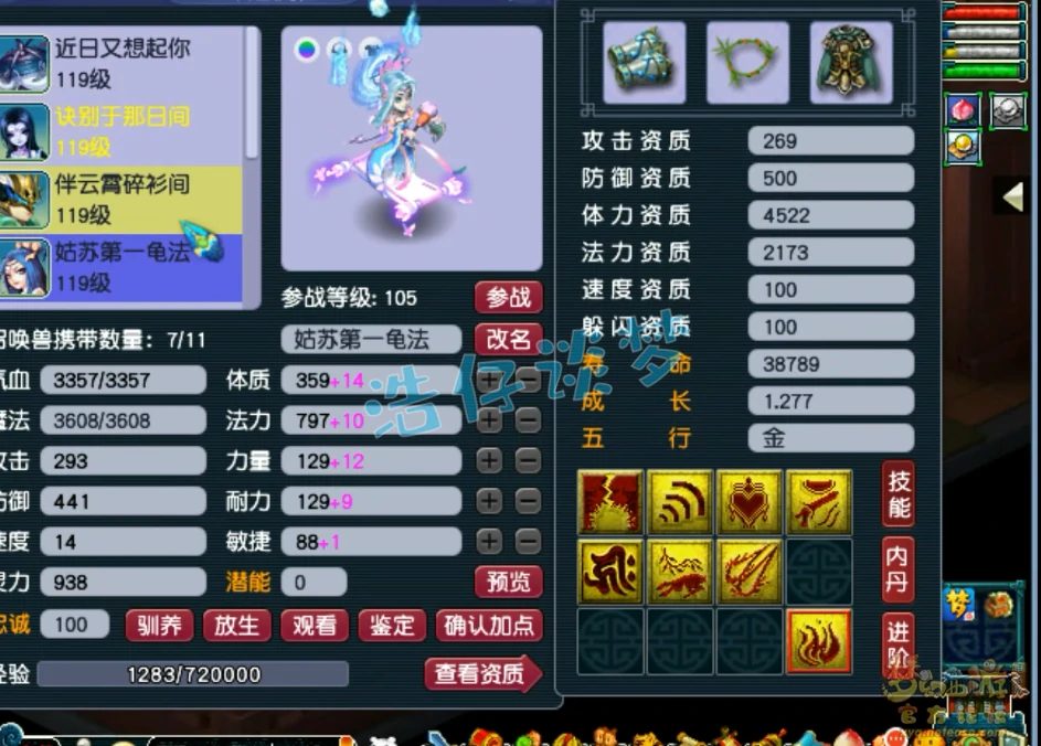 百套方寸装备搭配图109级,梦幻西游