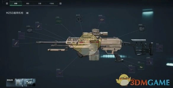 M250烽火地带改装方案一览,三角洲行动