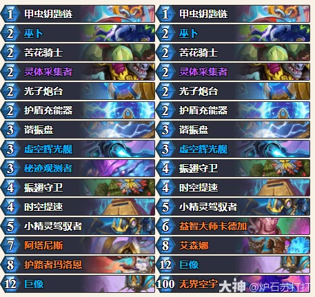 炉石传说32.0.3版本灌注法卡组代码分享,炉石传说