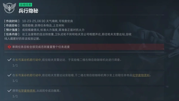 兵行隐秘任务攻略,三角洲行动
