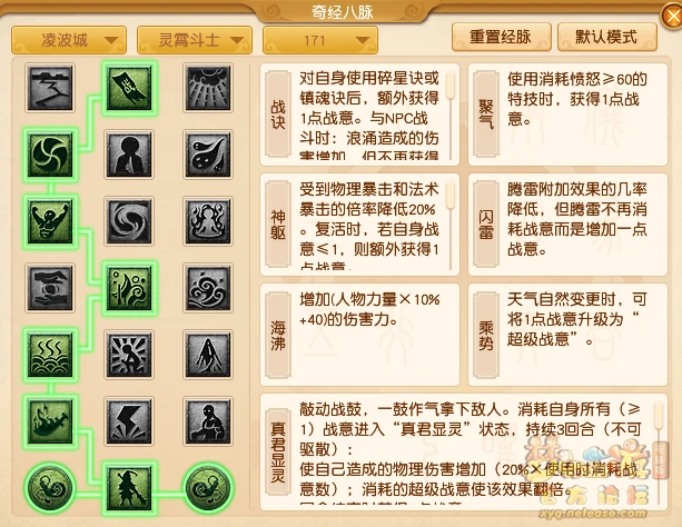 凌波城最新经脉怎么点2025年,梦幻西游