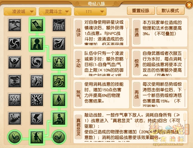 凌波城最新经脉怎么点2025年,梦幻西游