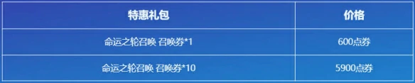 命运之轮召唤活动介绍