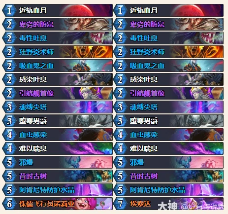 世界之树的余烬三红星舰dk卡组代码推荐,炉石传说