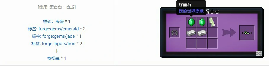 虚无世界3盔甲合成表,我的世界