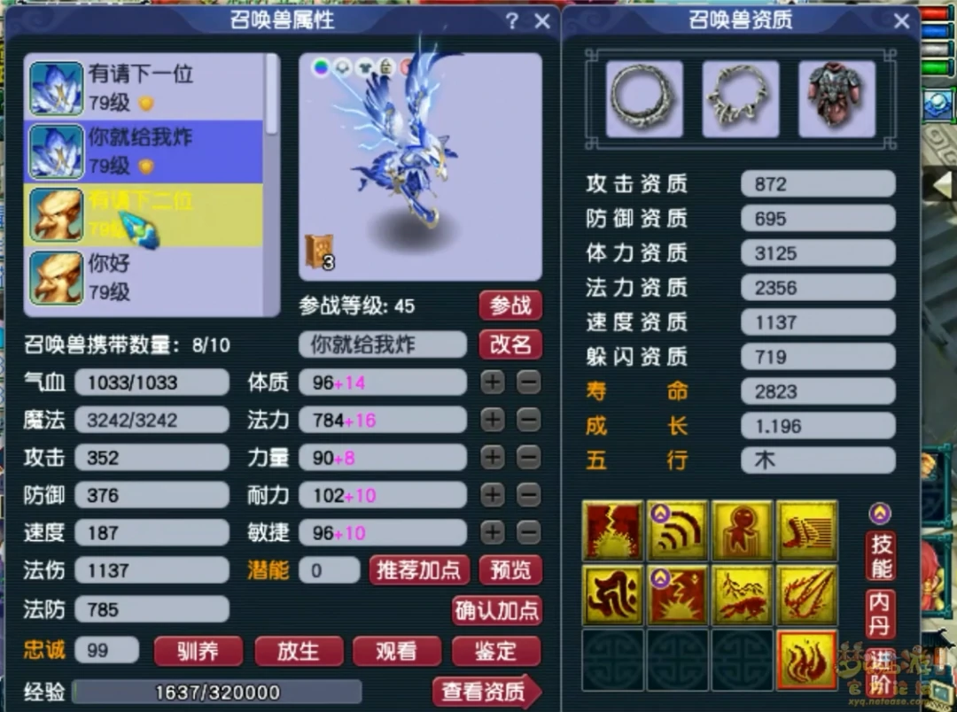 69级奶神木装备展示,梦幻西游