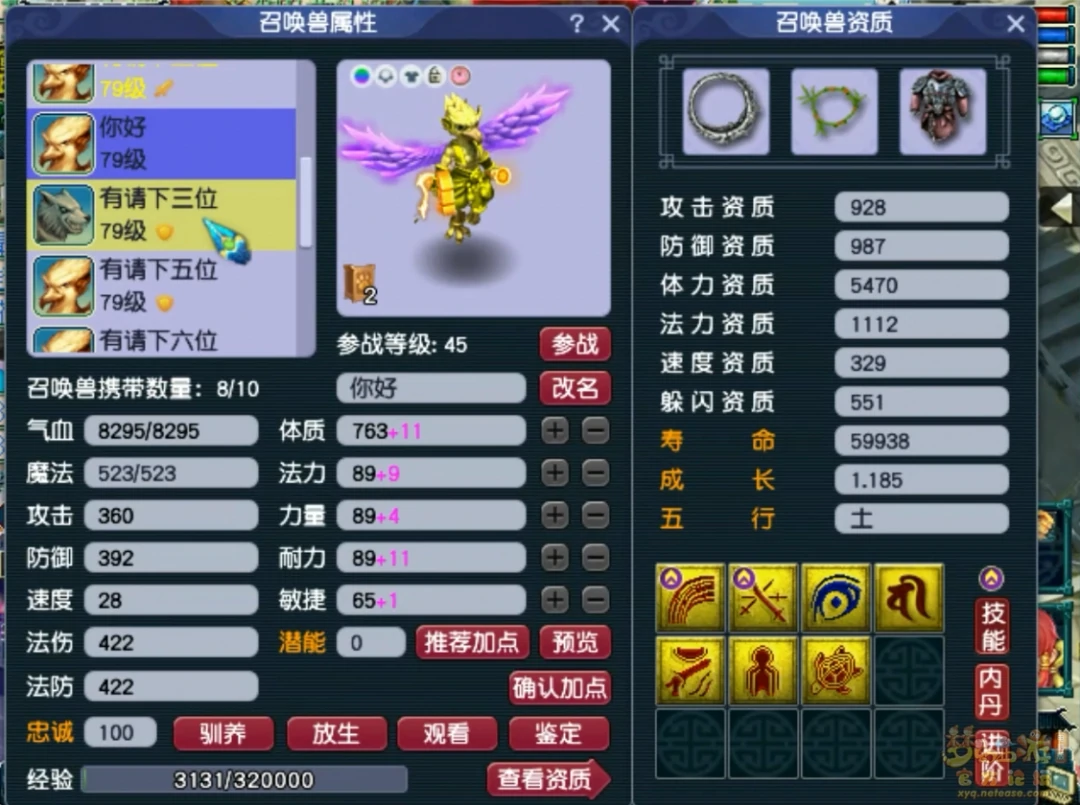 69级奶神木装备展示,梦幻西游