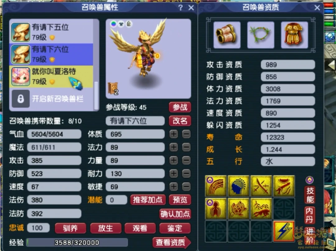 69级奶神木装备展示,梦幻西游