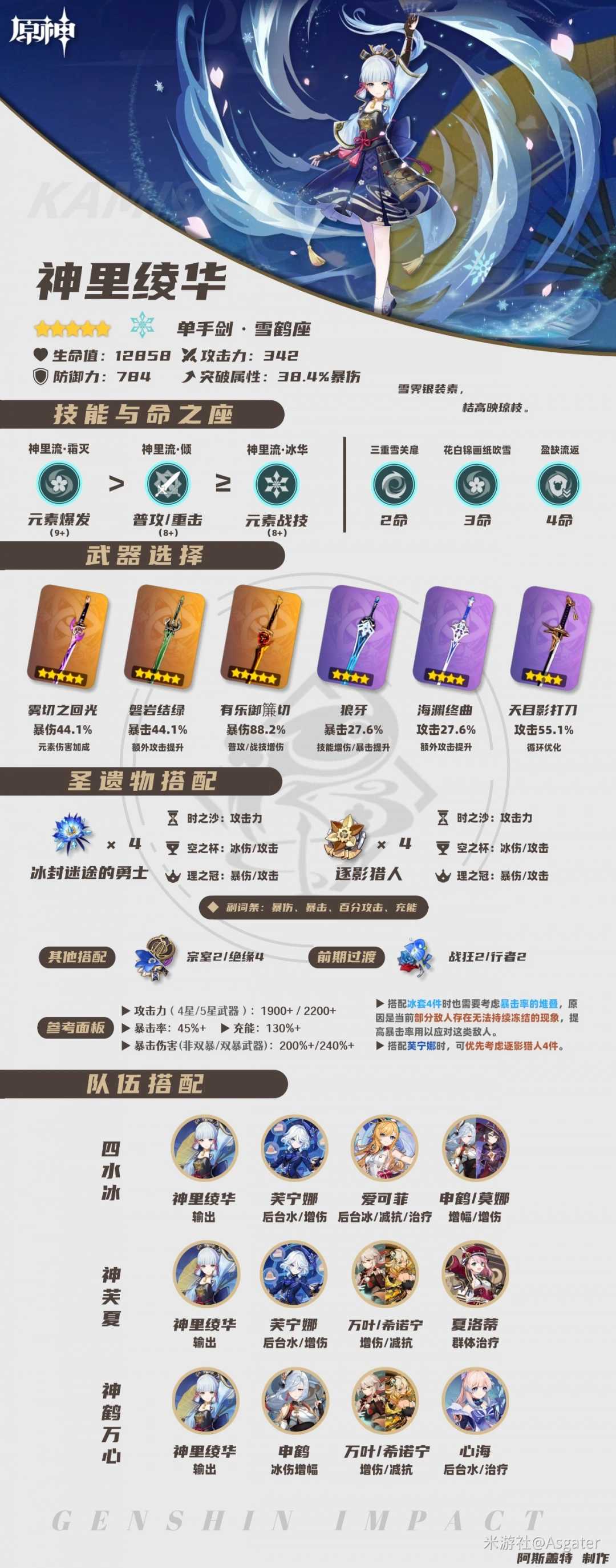 5.6神里绫华培养攻略,原神
