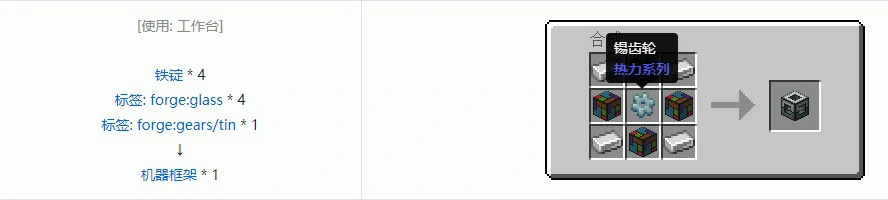 强化框架合成表