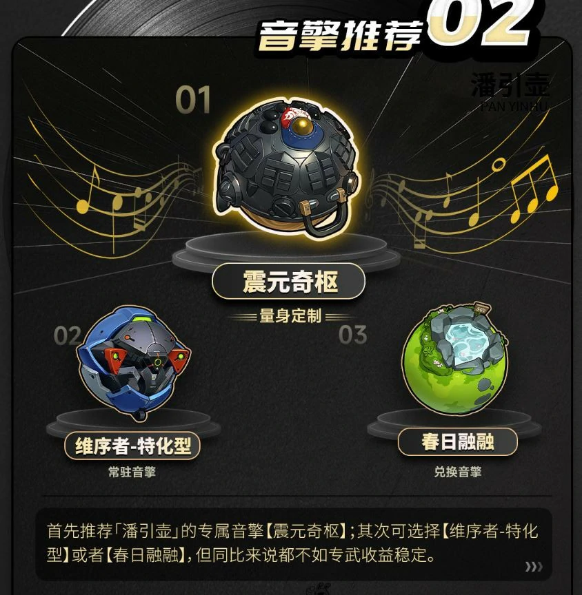 潘引壶音擎推荐,绝区零