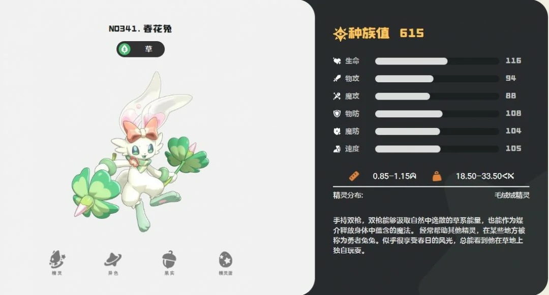 春花兔技能一览