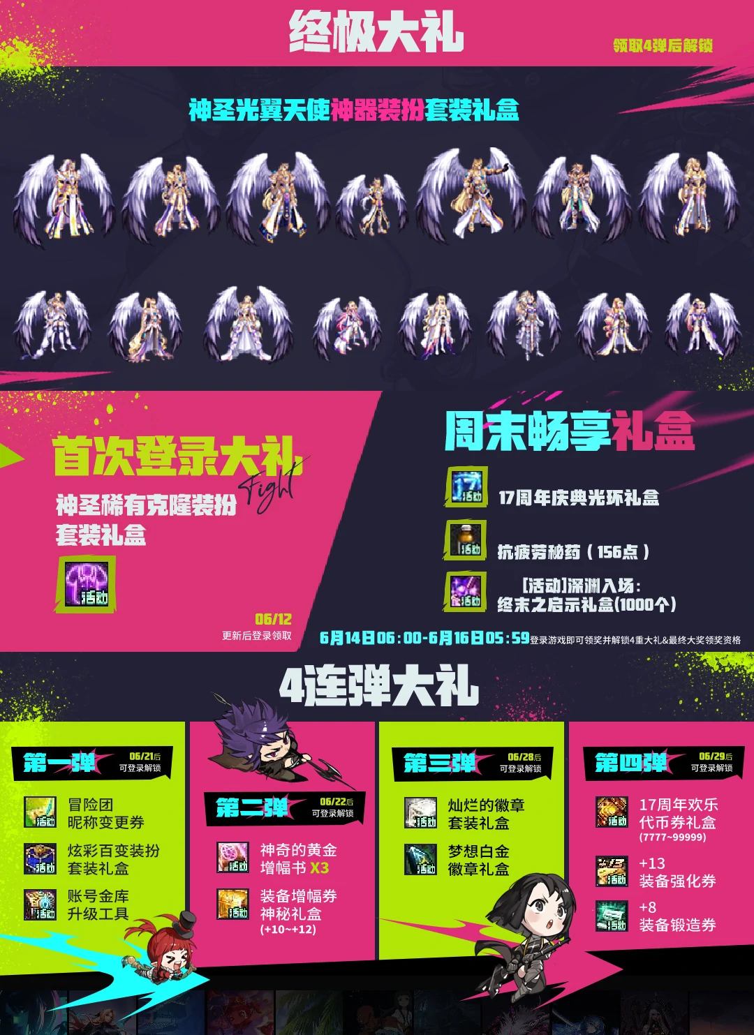 DNF17周年福利活动攻略,DNF