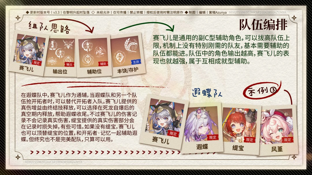 赛飞儿配队推荐,星穹铁道