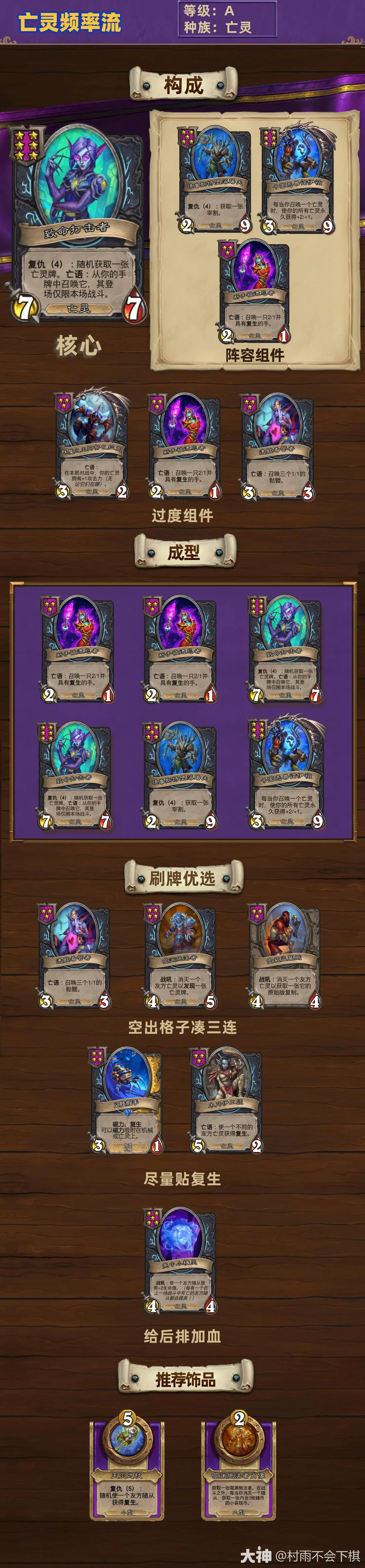 32.4.2酒馆战棋亡灵频率流玩法攻略,炉石传说