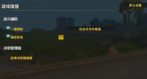 辅助标亮怎么开,魔兽世界