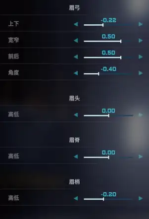 二次元捏脸数据一览