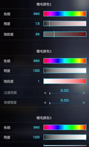 二次元捏脸数据一览