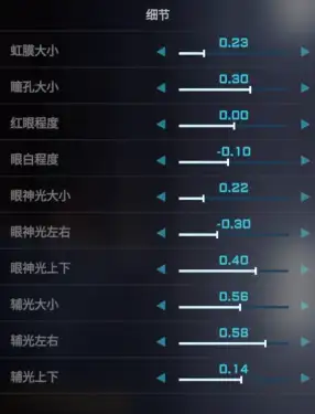二次元捏脸数据一览