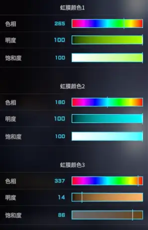 二次元捏脸数据一览