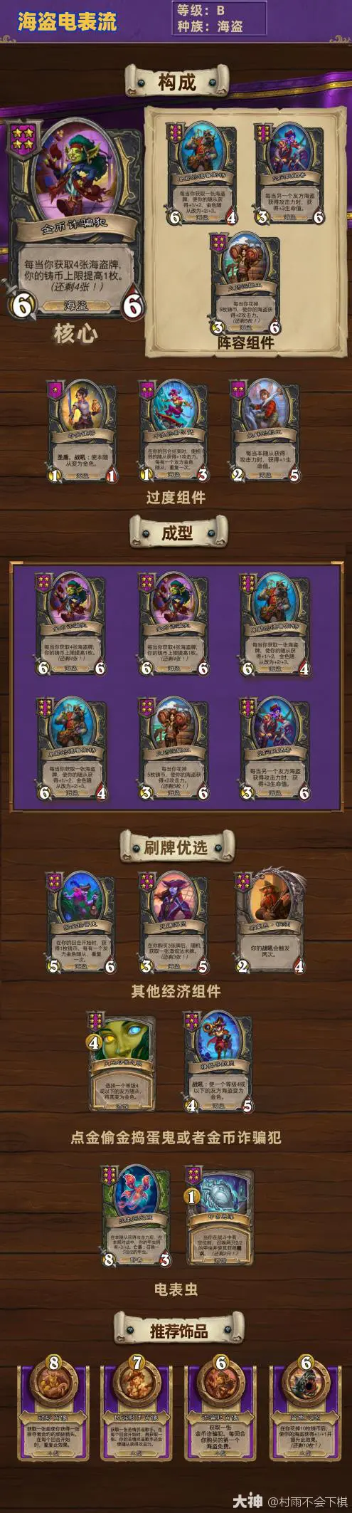 33.0酒馆战棋海盗电表流玩法攻略,炉石传说