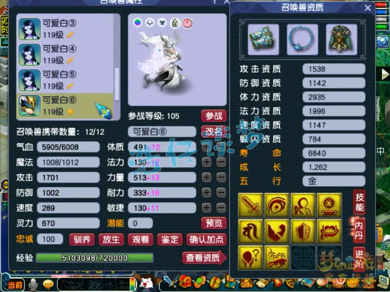 花果山109级装备展示图,梦幻西游