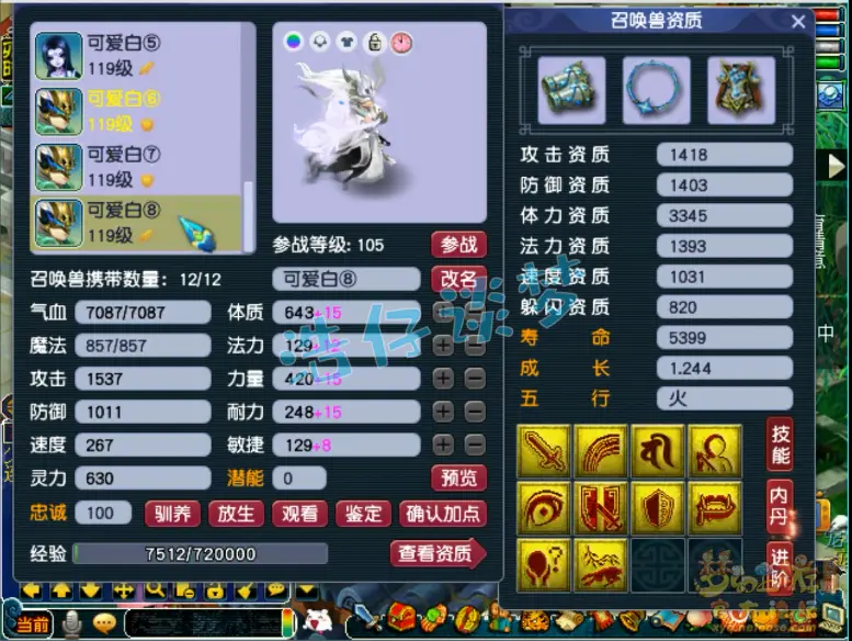 花果山109级装备展示图,梦幻西游