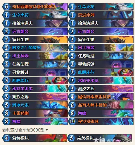 安戈洛龟途发掘神器预设卡组推荐,炉石传说