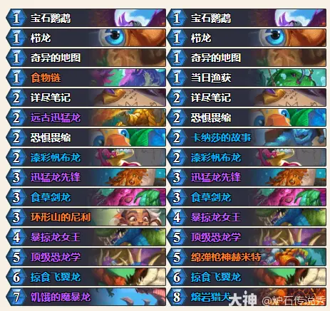 安戈洛龟途可口恐龙预设卡组推荐,炉石传说