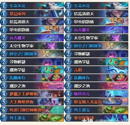 安戈洛龟途任务法卡组推荐,炉石传说