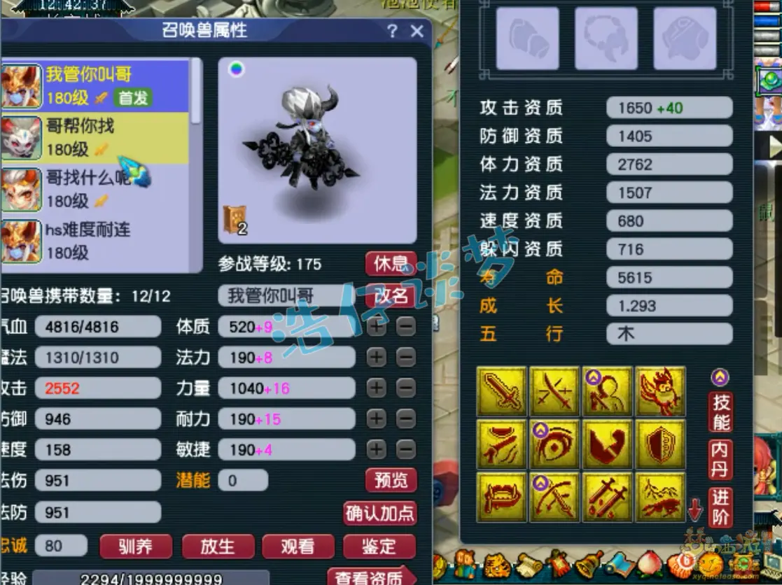 装备展示图凌波城175级,梦幻西游