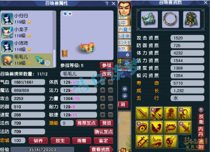 九黎城109级PK装备展示图,梦幻西游