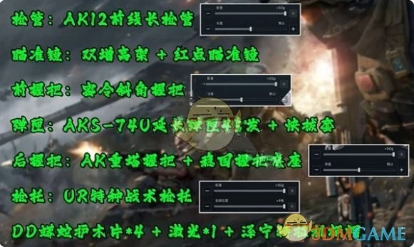 AK12改枪方案,三角洲行动