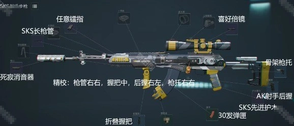 S4赛季SKS射手步枪高改方案,三角洲行动