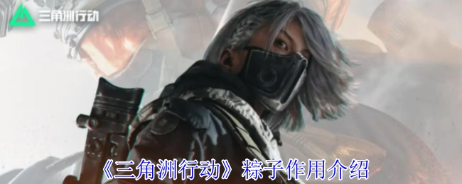 粽子作用介绍,三角洲行动