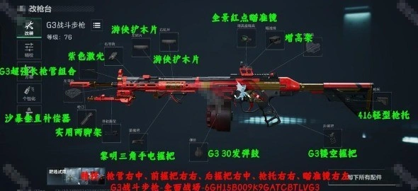 S4赛季G3战斗步枪稳定爆头改枪方案,三角洲行动